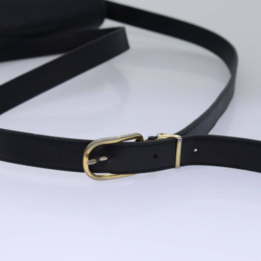 Christian Dior Shoulder Bag Leather Black Auth bs14945 - Picture 7 of 16